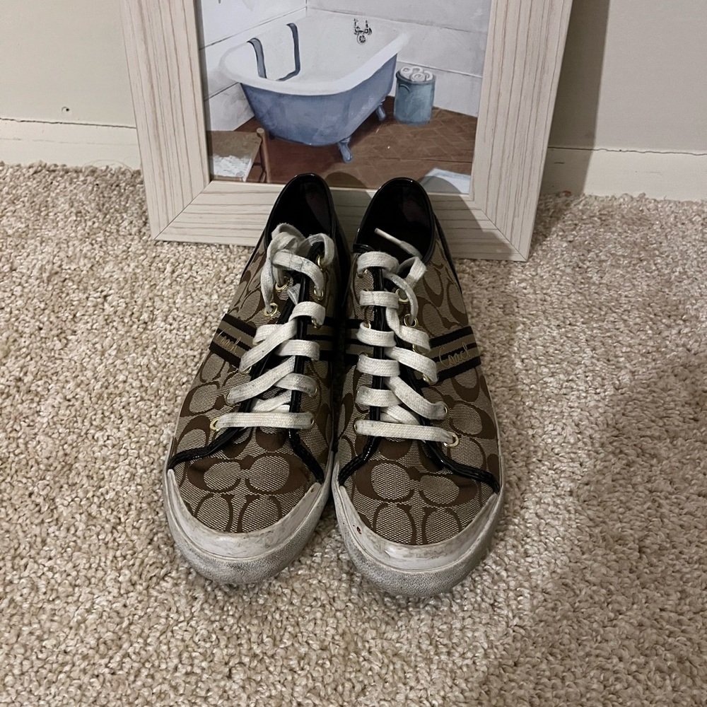 Coach sneakers Tan women’s